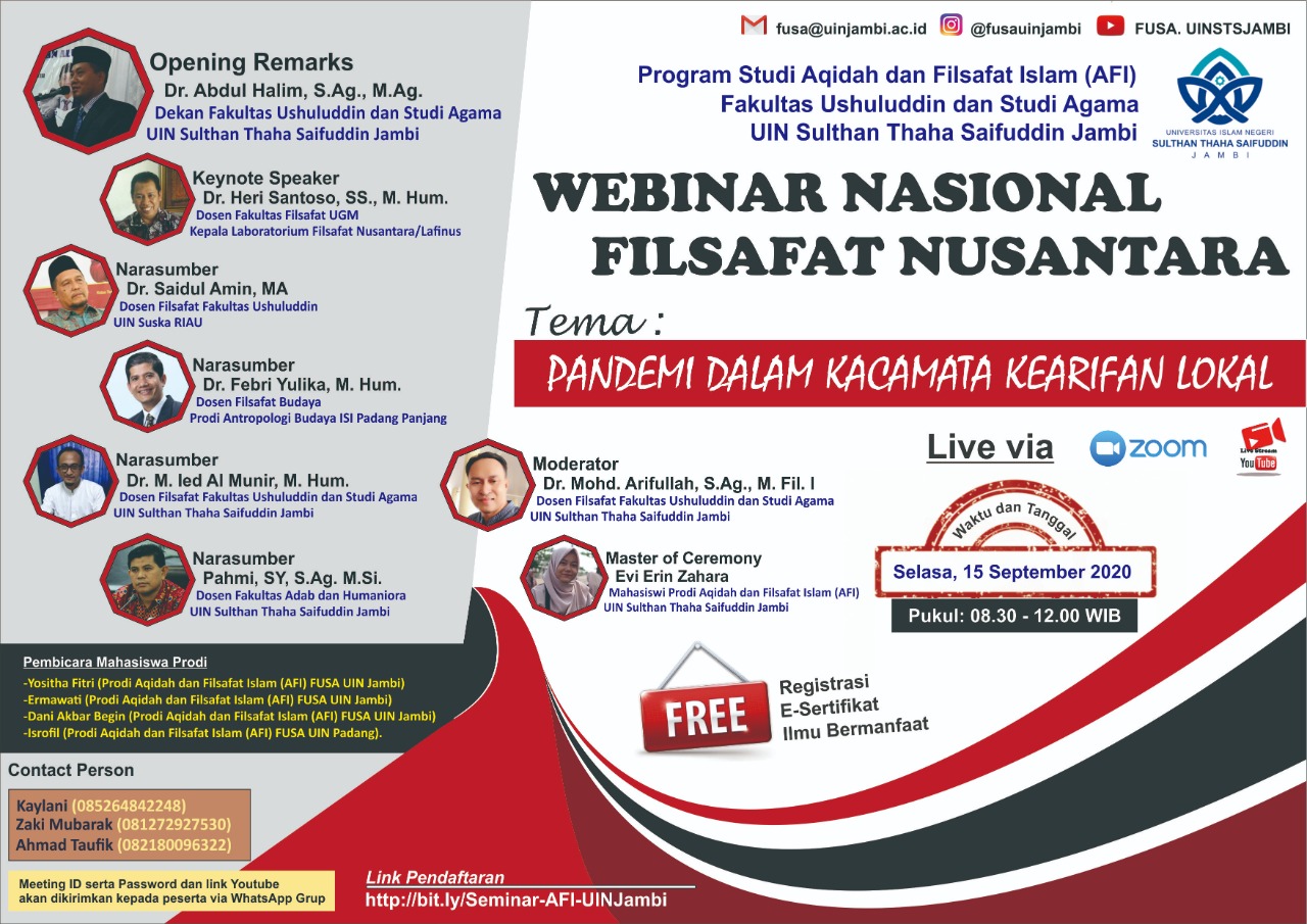 WEBINAR NASIONAL FILSAFAT NUSANTARA