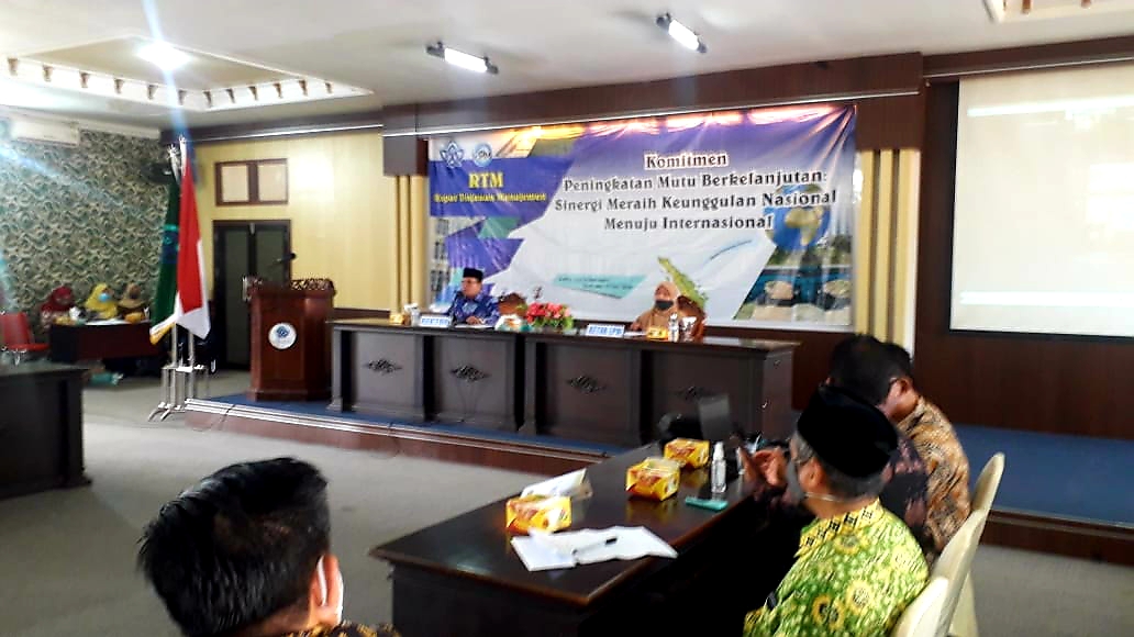 Rapat Tinjauan Manajemen UIN STS Jambi Tahun 2020