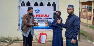 Penyerahan bantuan FUSA Peduli di Arizona Kota Jambi