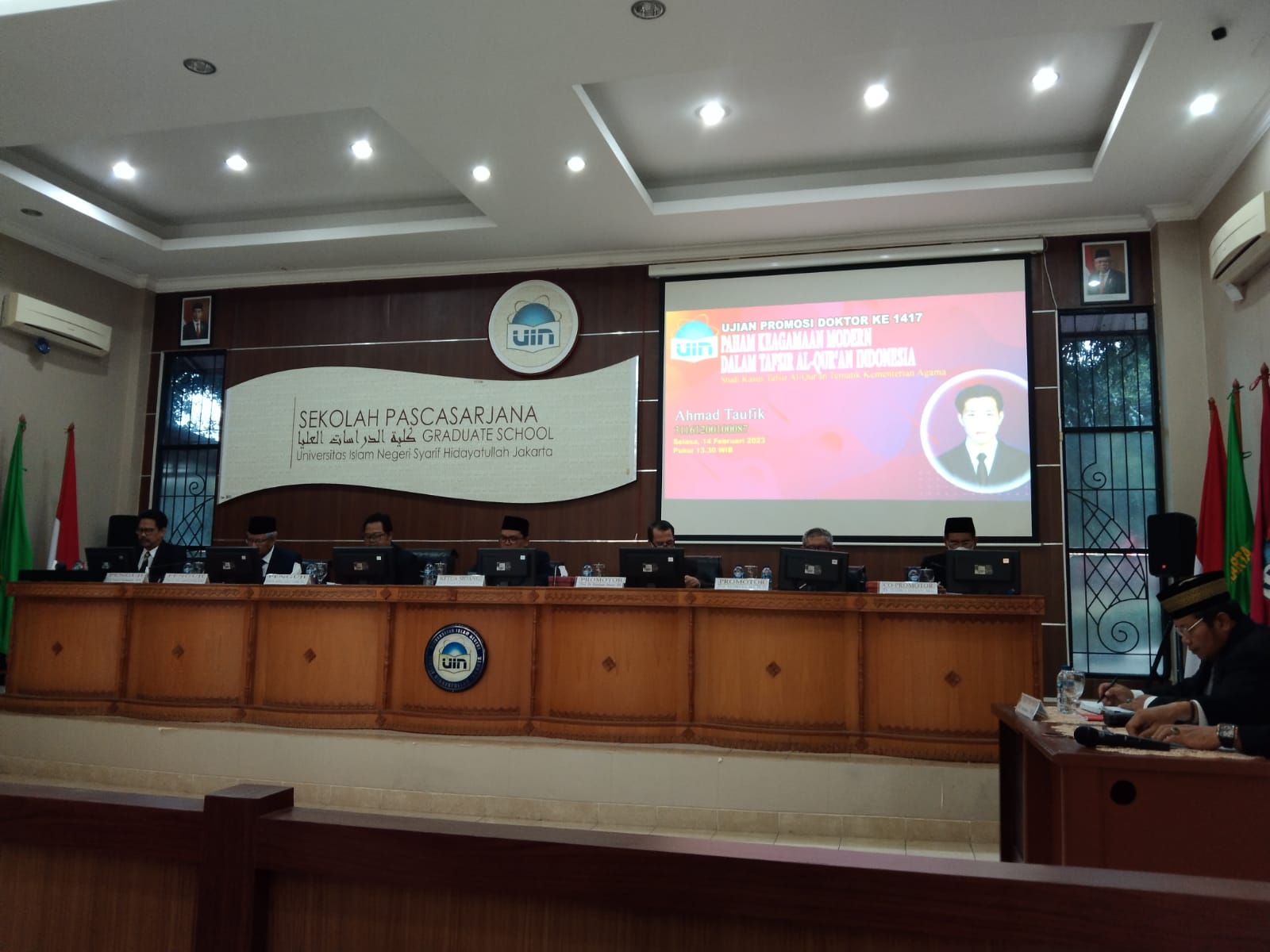 Selamat atas Ujian Promosi Dr. Ahmad Taufik, M.A.Hum