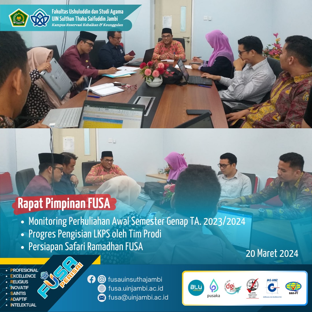 Rapat Pimpinan FUSA
