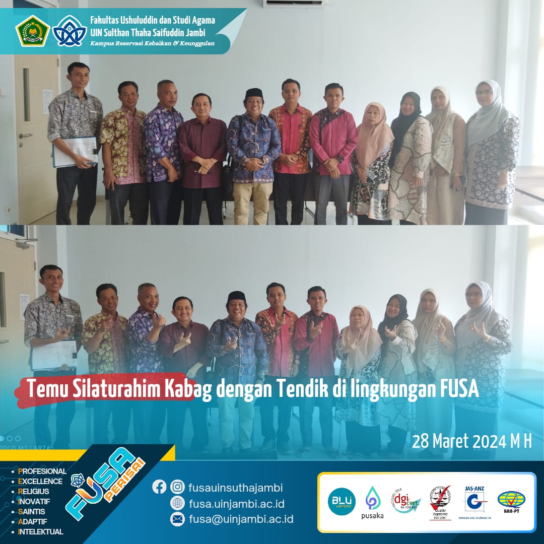 Temu Silaturahim Kabag dan Tendik FUSA