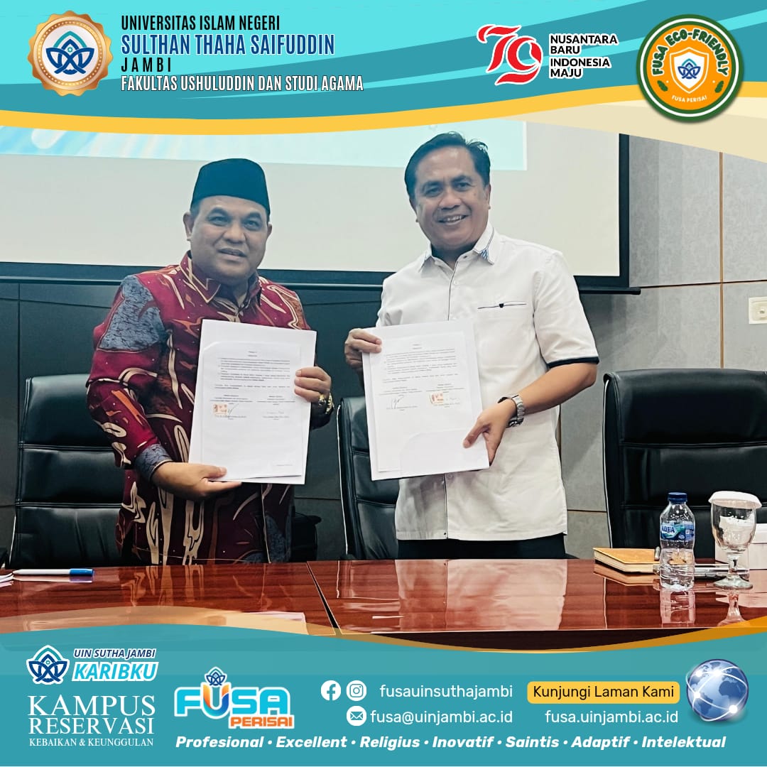 Dekan FU UIN Jakarta Sambut Rombongan FUSA UIN Jambi