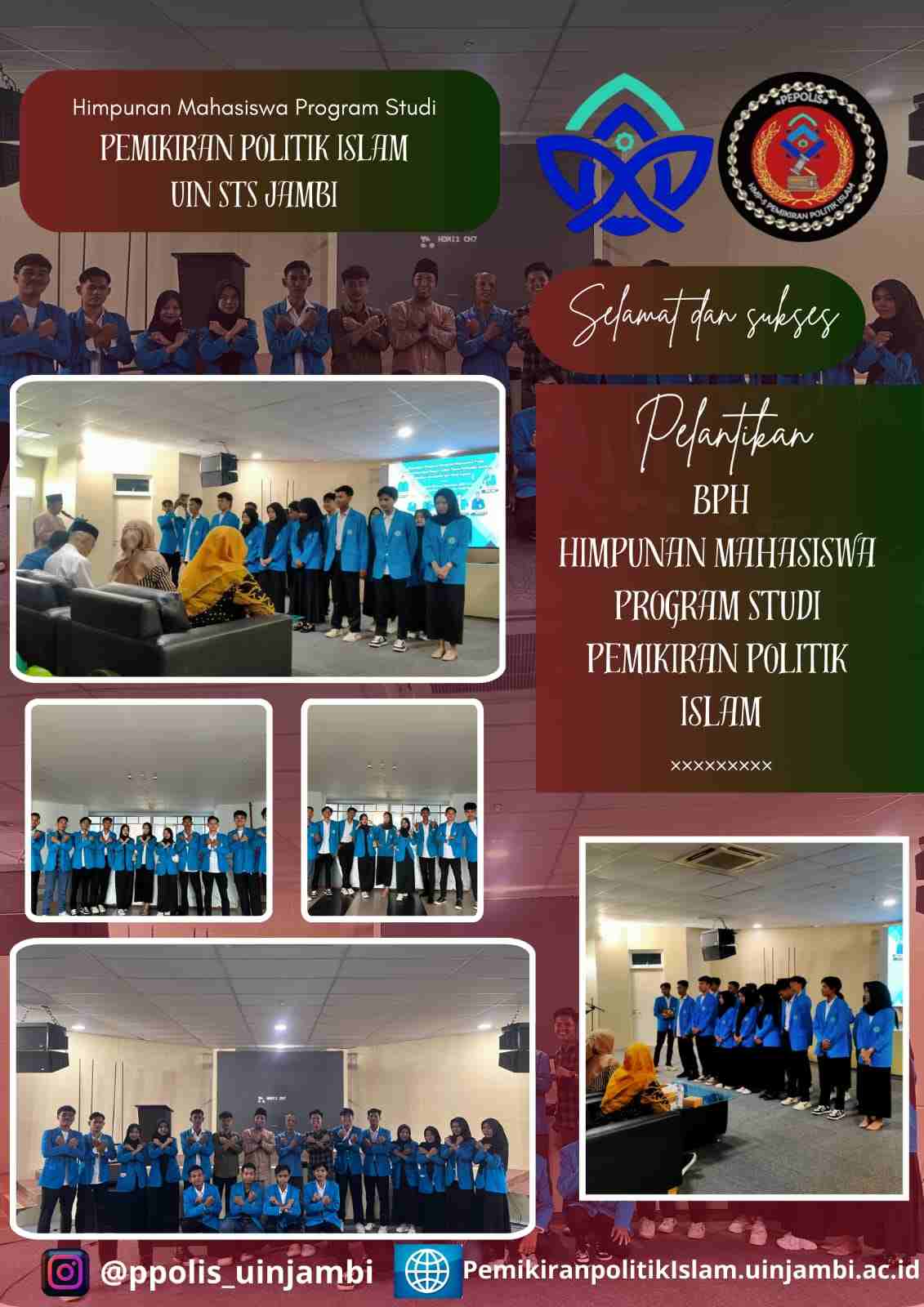 BPH HMPS Pemikiran Politik Islam UIN STS Jambi dilantik