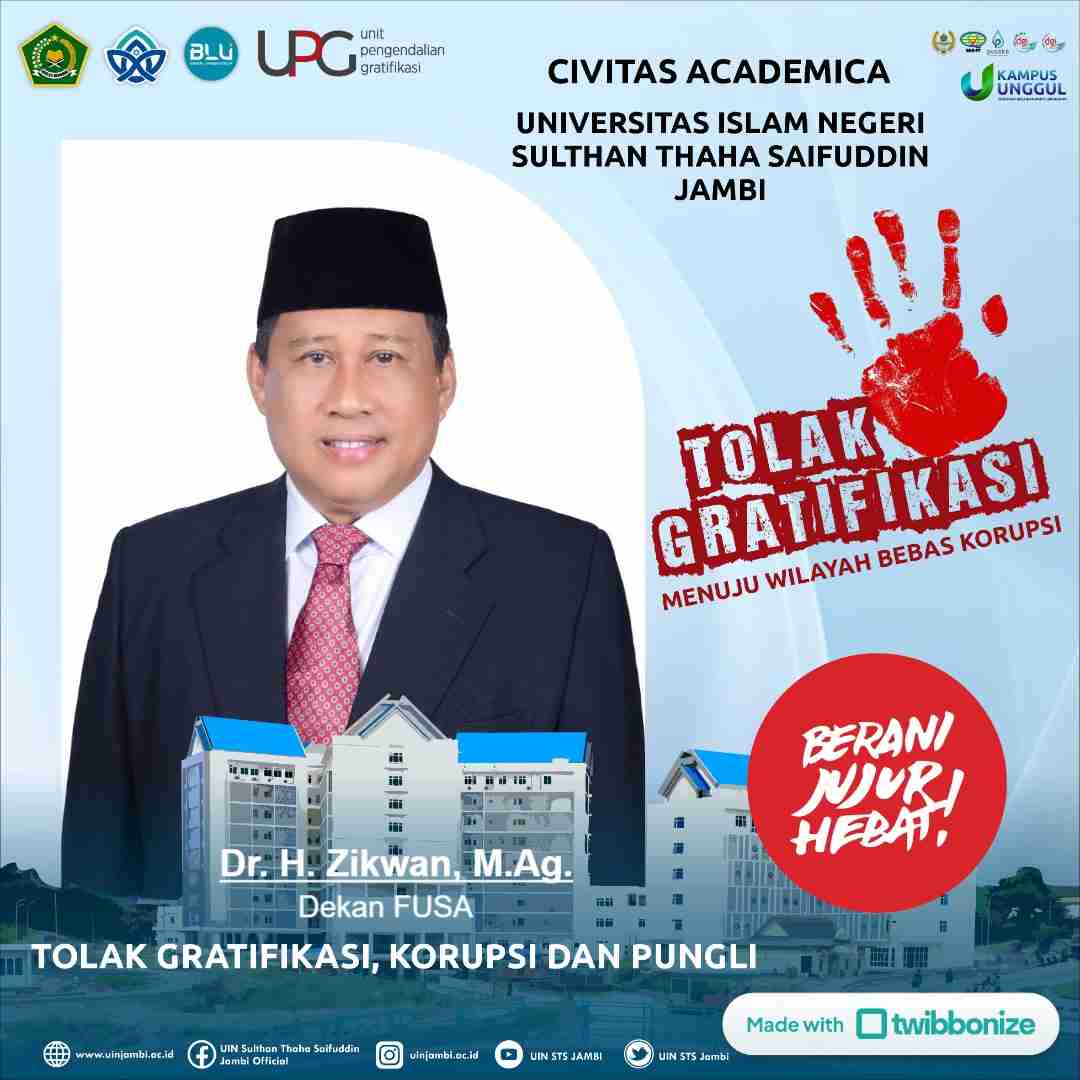PENCEGAHAN  GRATIFIKASI PELAYANAN PUBLIK DI   FAKULTAS USHULUDDIN DAN SUTUDI AGAMA  UIN STS JAMBI