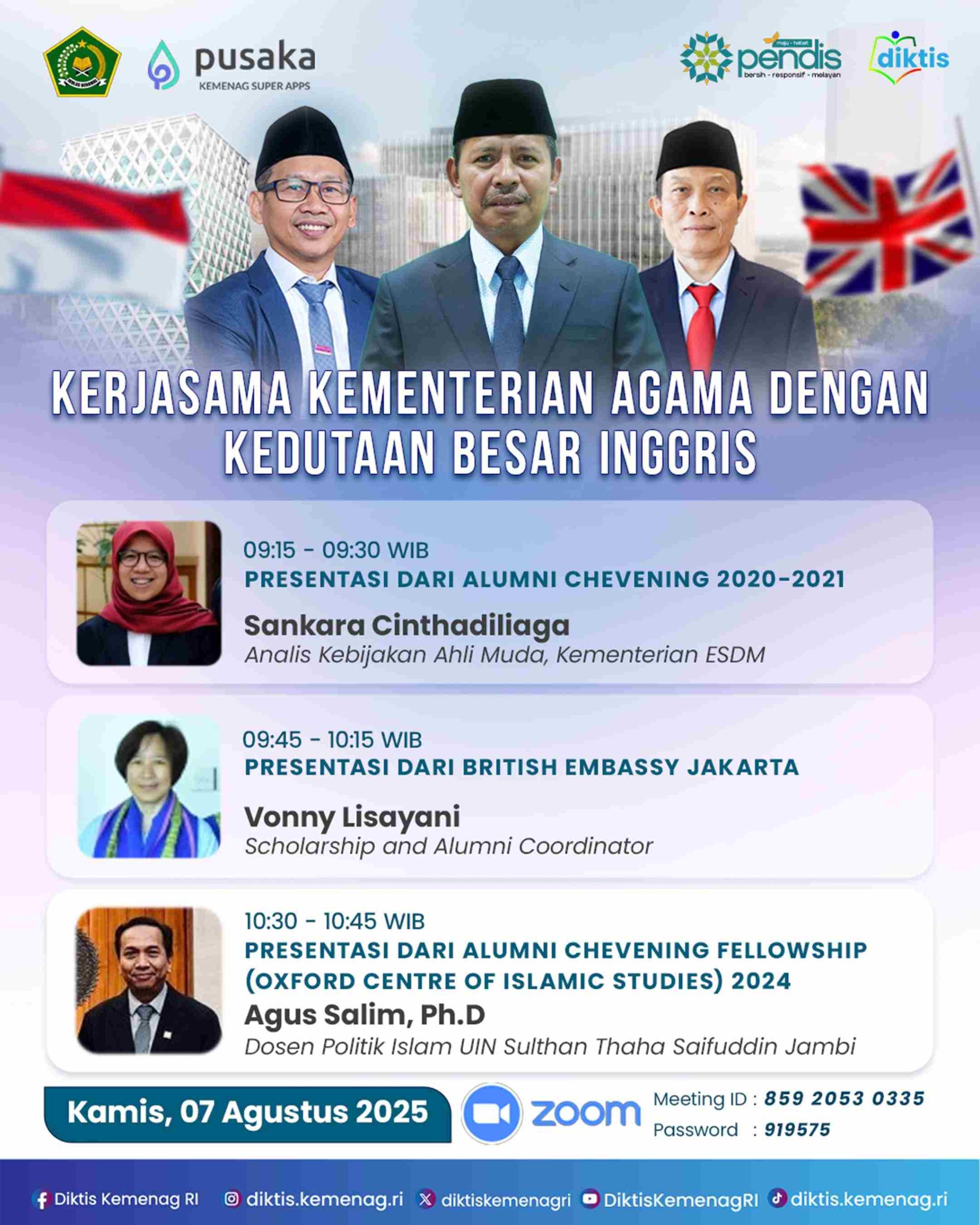 Dosen Fusa Agus Salim, Ph.D Berbagi Pengalaman di Sosialisasi Chevening Fellowship