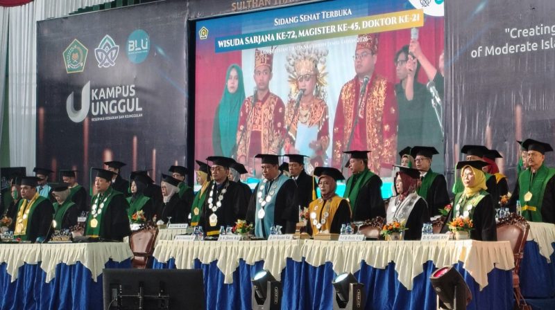 Dekan FUSA Hadiri Sidang Senat Terbuka Wisuda Sarjana ke-72 UIN STS Jambi